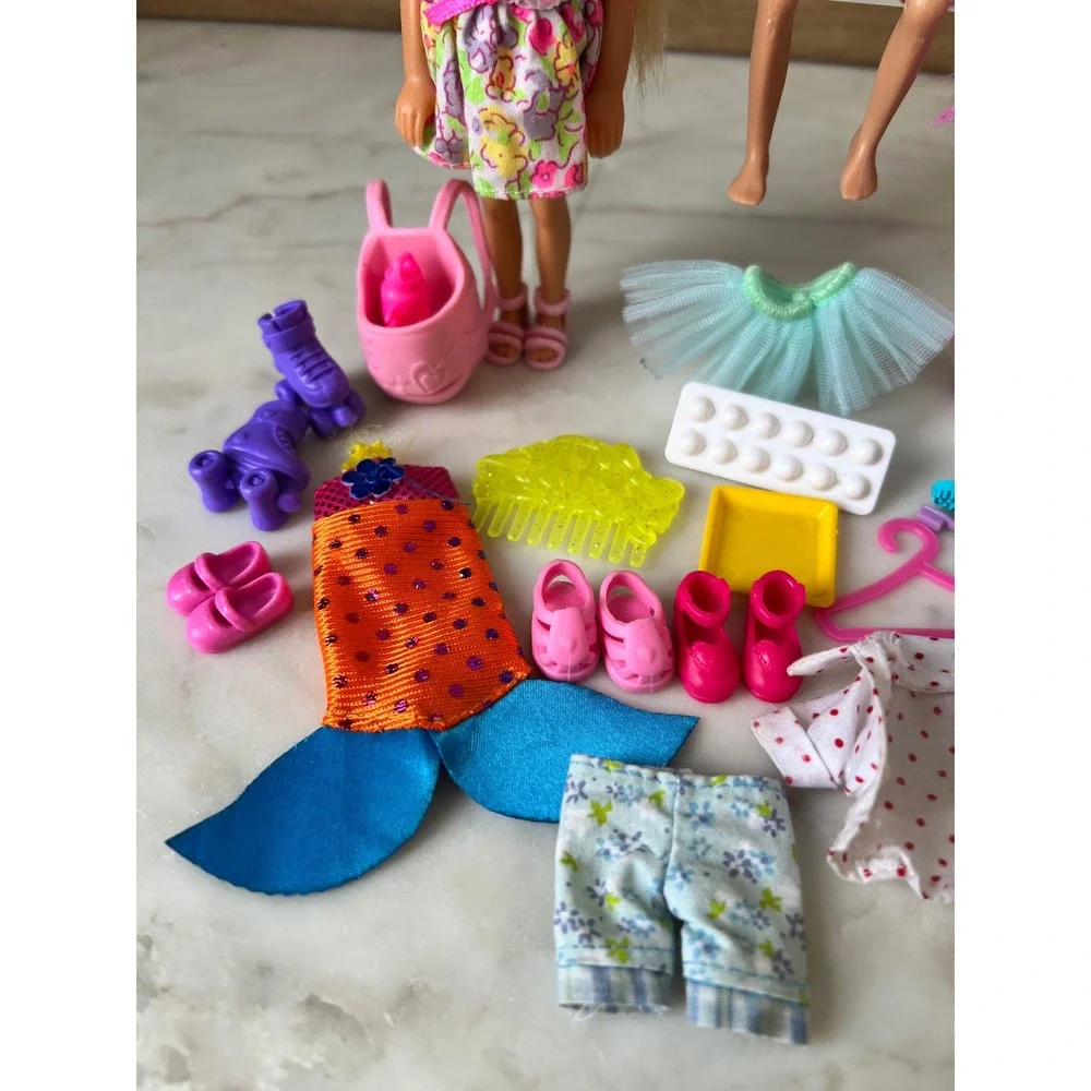 Barbie Chelsea and Friends Mixed Lot Accessories and Other Fashion Dolls
